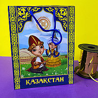 Пакет подарочный «Казахстан» 18 см х 8 см х 23 см