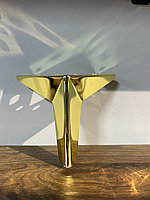 Ножка стальная с наклоном, для диванов и кресел, 10 см