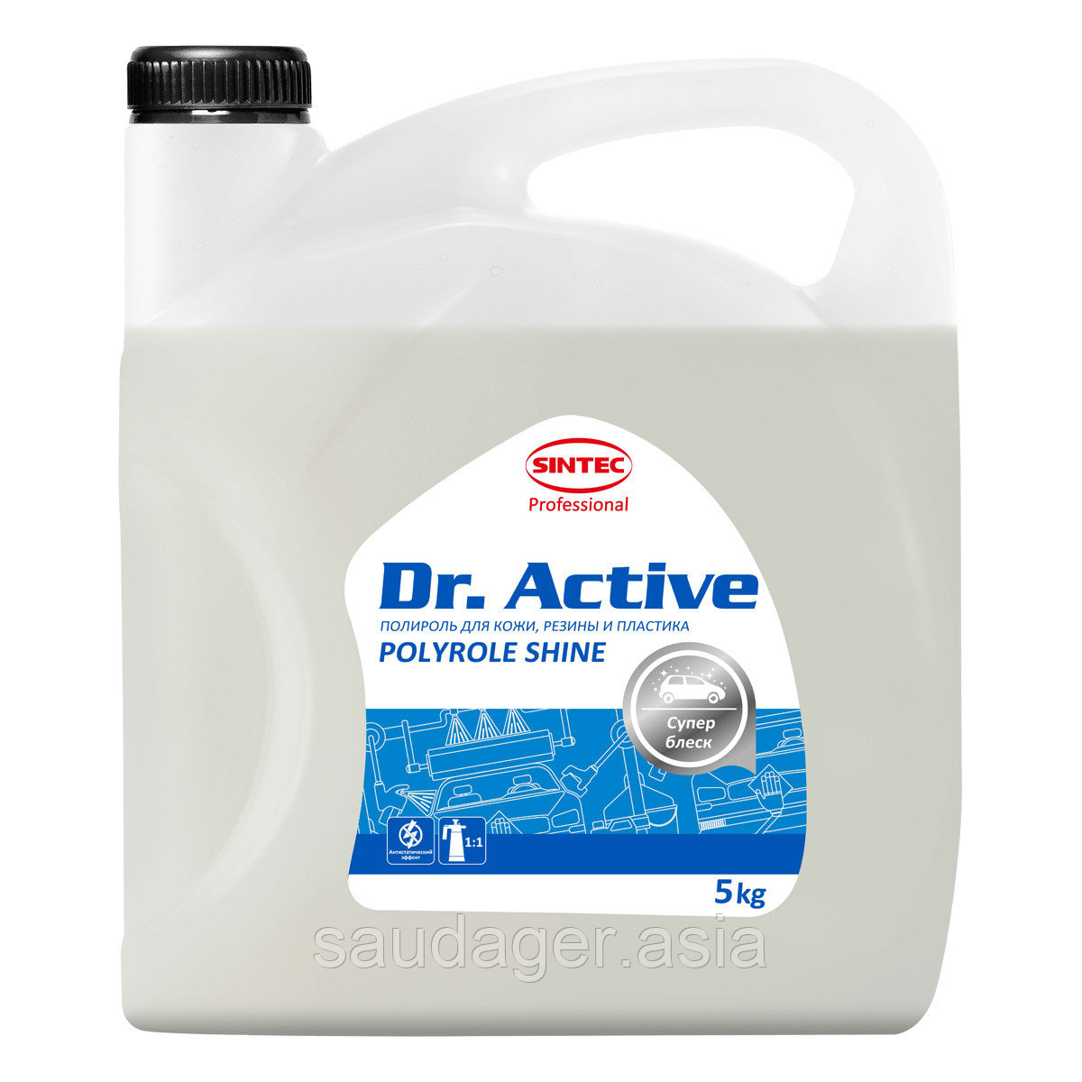Sintec Dr. Active Полироль для кожи, резины и пластика "Polyrole Shine" (5 кг)