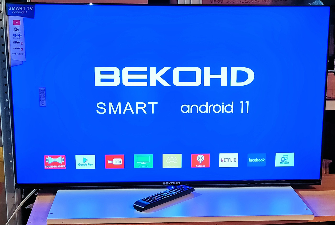 Телевизор LED-HD7100, 102cm, Android 11.0, SmartTV, Wi-Fi,1G/8G, BekoHD - фото 2 - id-p99928011