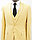 Мужской деловой костюм «UM&H 48221097» желтый, фото 3
