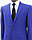 Мужской деловой костюм «UM&H 76004950» синий, фото 2