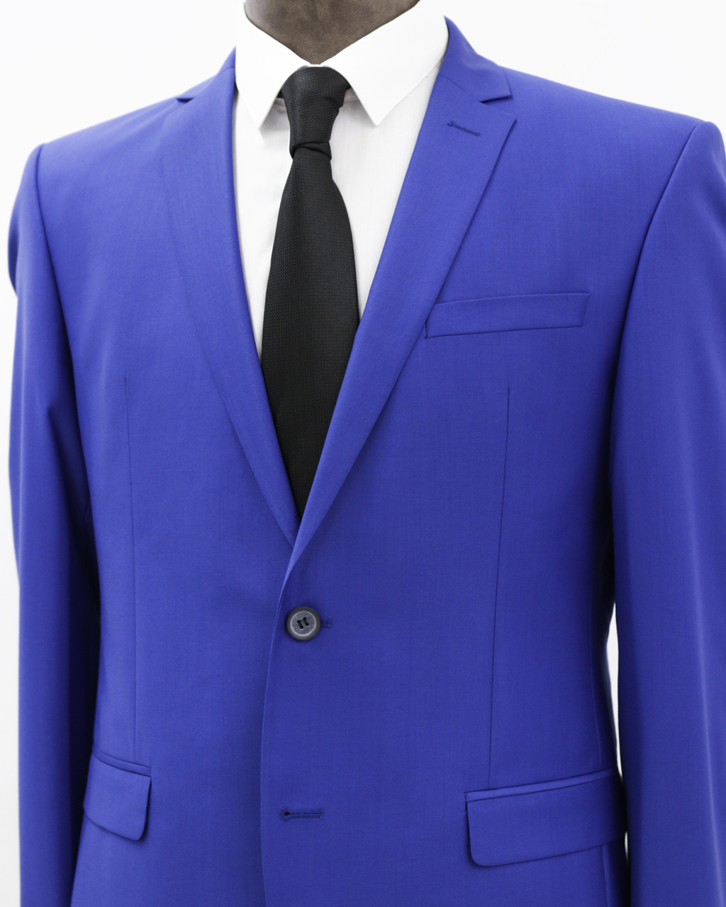 Мужской деловой костюм «UM&H 76004950» синий - фото 2 - id-p100679355