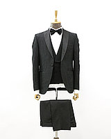Мужской деловой костюм «UM&H 92364514» черный, фото 1