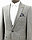 Мужской деловой костюм «UM&H 66438902» серый, фото 3