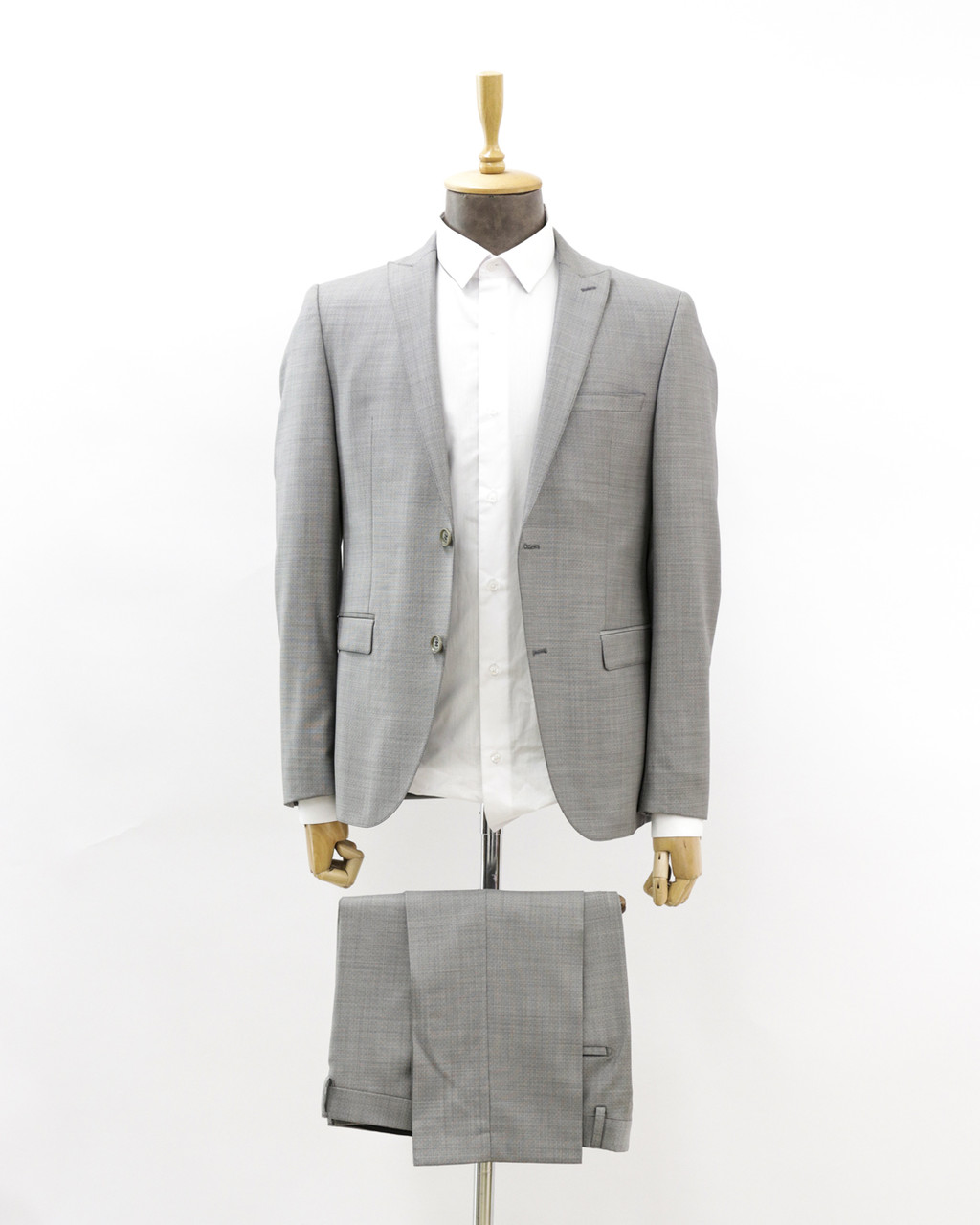 Мужской деловой костюм «UM&H 35272218» серый, фото 1