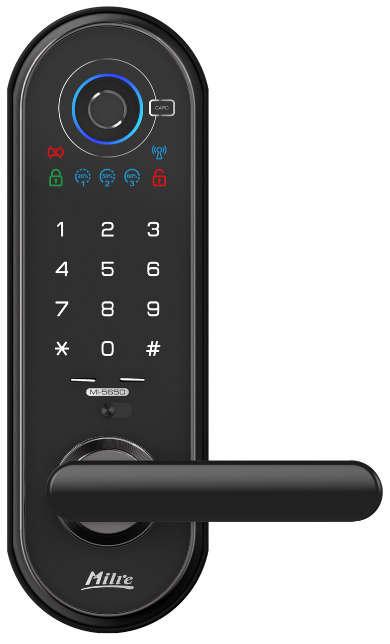 ML-5650F Замок электронный врезной Milre с функцией bluetooth