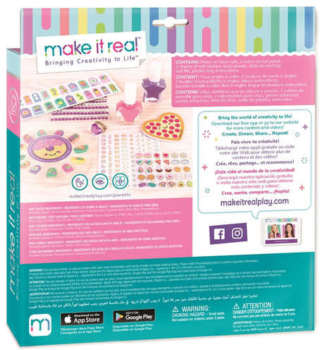 Набор для нейл-арта Make it Real Яркая вечеринка Детская косметика