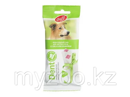 Biff Dent профилактическое лакомство со вкусом индейки для собак уп. 2шт 50гр