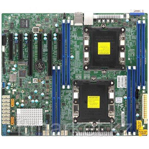 Серверная материнская плата SuperMicro MBD X11DPL i Bulk, 2 x P (LGA 3647), 8 DIMM slots, Intel C621 - фото 1 - id-p100683093