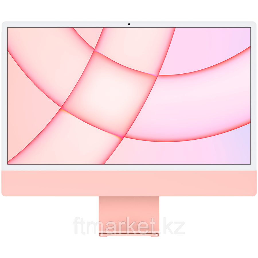IMac 24-inch, A2438, PINK, M1 chip with 8C CPU and 8C GPU, 16-core Neural Engine, 16GB unified memory, Gigabit