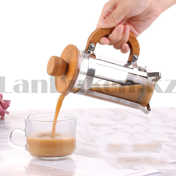 Заварник френч-пресс для варки чая или кофе Hetai 1000 мл - фото 7 - id-p100683486