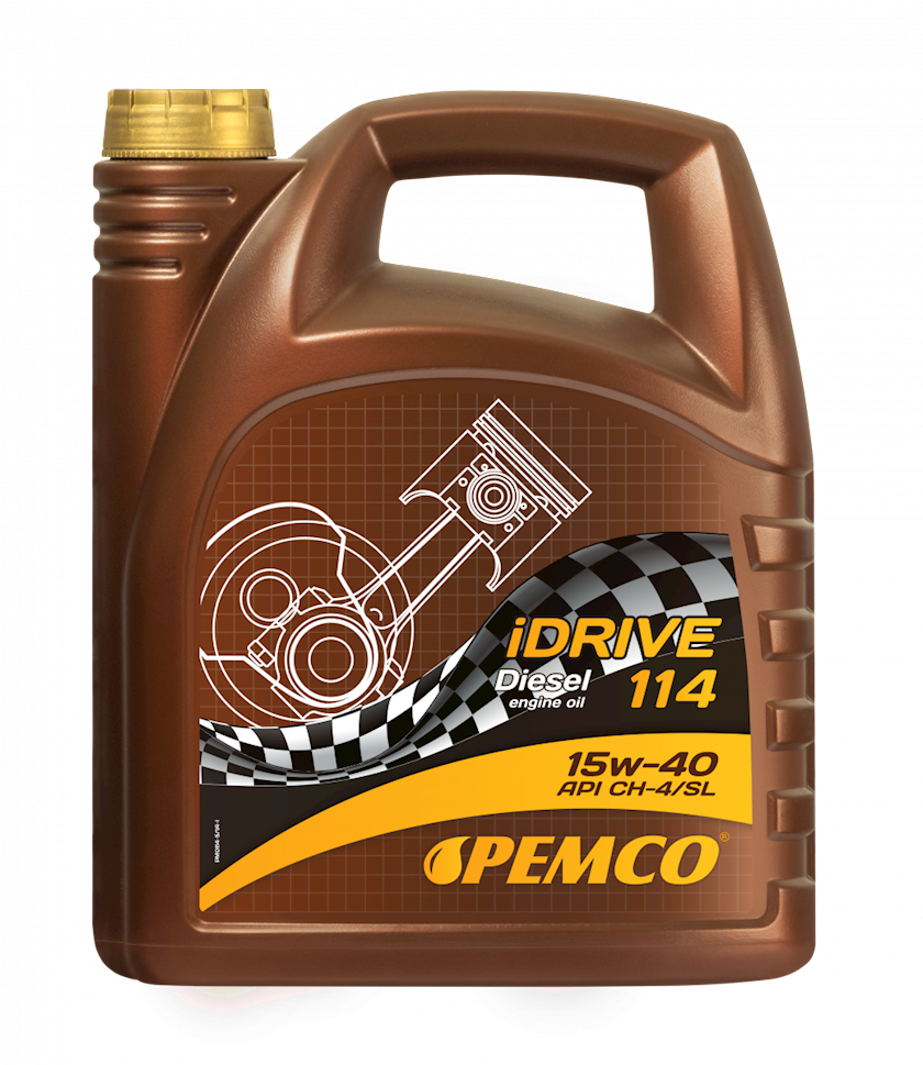 PEMCO 114 15W-40 моторное масло. 5 литр