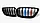 Решетка радиатора на BMW 2-серия (F22) 2014-17 стиль M2  (Черный цвет + M Color), фото 2