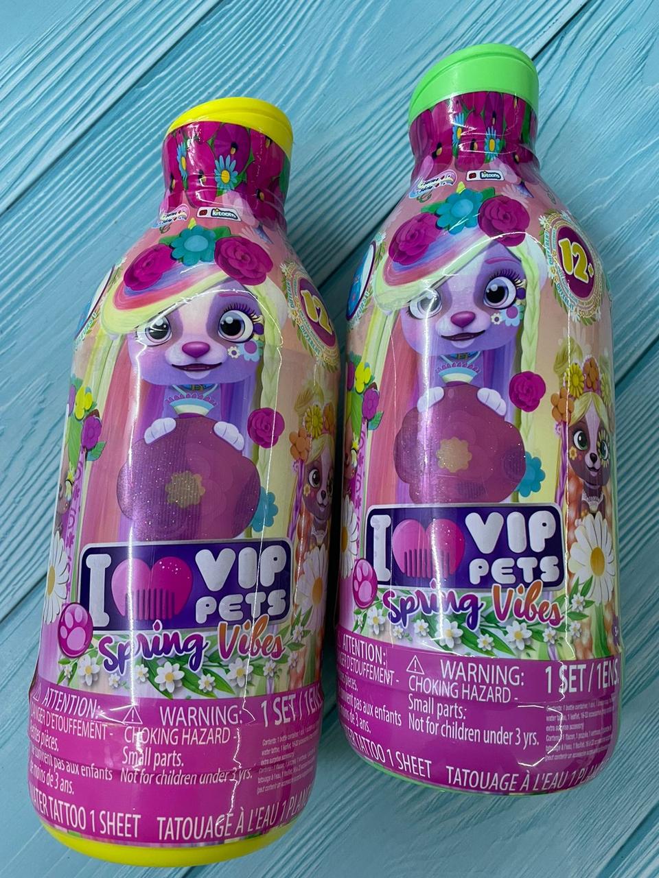VIP Pets серия Spring Vibes - включает 1 куклу VIP Pets, 9 сюрпризов, 6 аксессуаров для укладки волос
