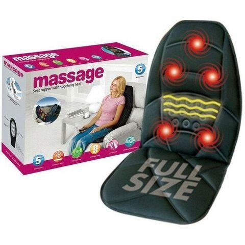 Массажная накидка на кресло с подогревом Massage Robotic Cusion {12/220В} - фото 1 - id-p70442637