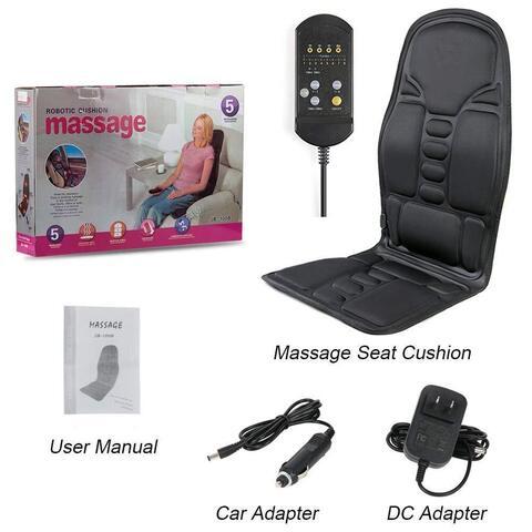 Массажная накидка на кресло с подогревом Massage Robotic Cusion {12/220В} - фото 2 - id-p70442637