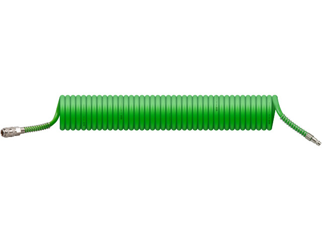 Шланг полиурет. спиральный ф 8/12 мм c быстросъемн. соед. ECO (длина 10 м) (ECO)