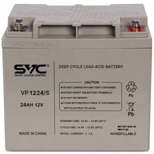 SVC VP1224/S сменные аккумуляторы акб для ибп (VP1224/S) - фото 1 - id-p100705430