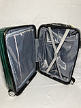 Средний пластиковый дорожный чемодан на 4-х колесах "Longse". Высота 64 см, ширина 41 см, глубина 26 см., фото 4