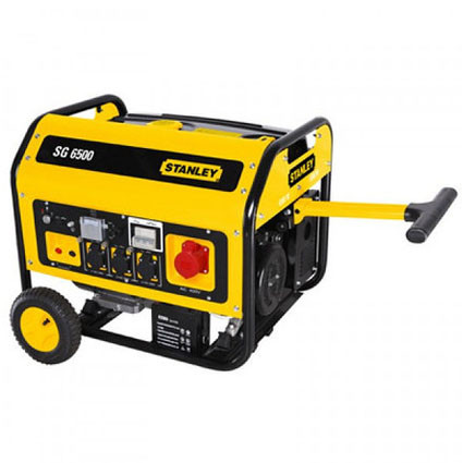 Бензиновый генератор STANLEY SG6500 (6.0 кВт, 380 В, электростартер, бак 25 л)