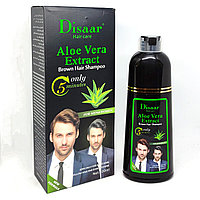 Disaar сұр шашқа арналған сусабын-бояу, Aloe Vera қоңыр сығындысы 400 мл.