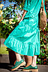 Женское зеленое платье So French. Франция. Размер EUR 38-46, фото 4