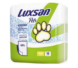 Пеленки LUXSAN Basic для собак 60*60 уп. 10 шт.