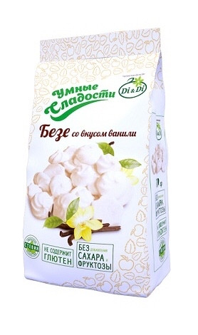 Безе «Умные сладости» со вкусом ванили 70г