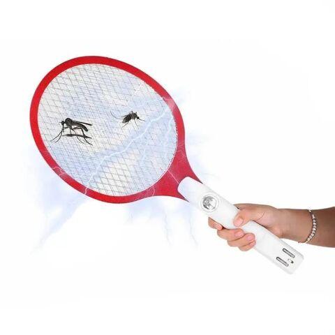 Электромухобойка-ракетка с фонариком GECKO Mosquito Swatter с питанием от аккумулятора - фото 2 - id-p100715128