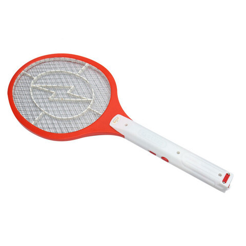 Электромухобойка-ракетка с фонариком GECKO Mosquito Swatter с питанием от аккумулятора - фото 3 - id-p100715128