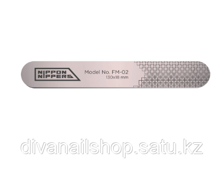 Металлическая основа для одноразовых файлов Nippon Nippers 130*18 мм, толщина 1 мм. NN_FM-02