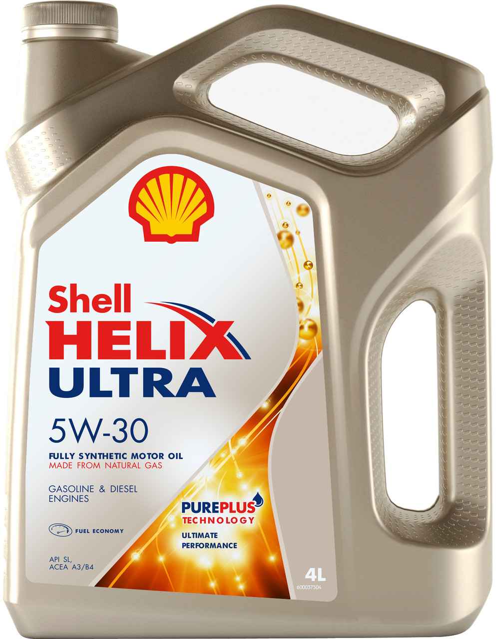 МОТОРНОЕ МАСЛО SHELL HELIX ULTRA  5W-30 СИНТЕТИЧЕСКОЕ 4Л