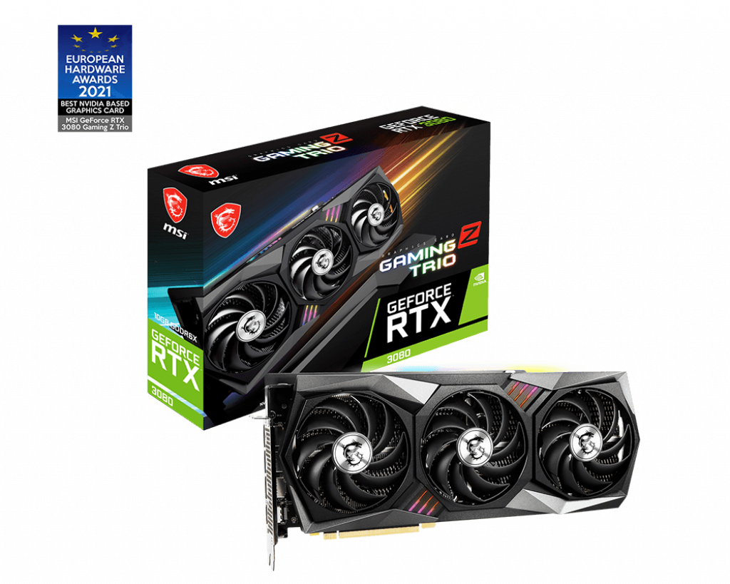 Видеокарта MSI GeForce RTX3080 GAMING Z TRIO