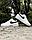 Кеды Nike AIR FORCE low белые чер лого 007-3, фото 2