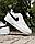 Кеды Nike AIR FORCE low белые чер лого 007-3, фото 3