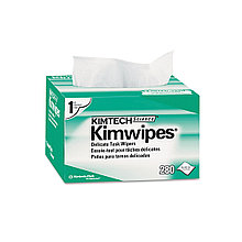 Kimtech kimwipes Салфетки безворсовые для очистки волоконно-оптических коннекторов ( в упаковке 280шт)