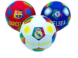 Классный футбольный мяч с мировыми клубами. Kaspi RED. Рассрочка