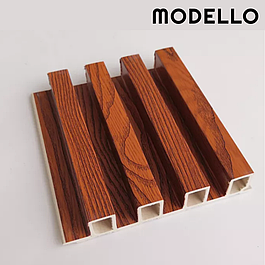 Декоративные рейки  "Modello" 3000 x150 мм.  (цвет: Европейский орех)