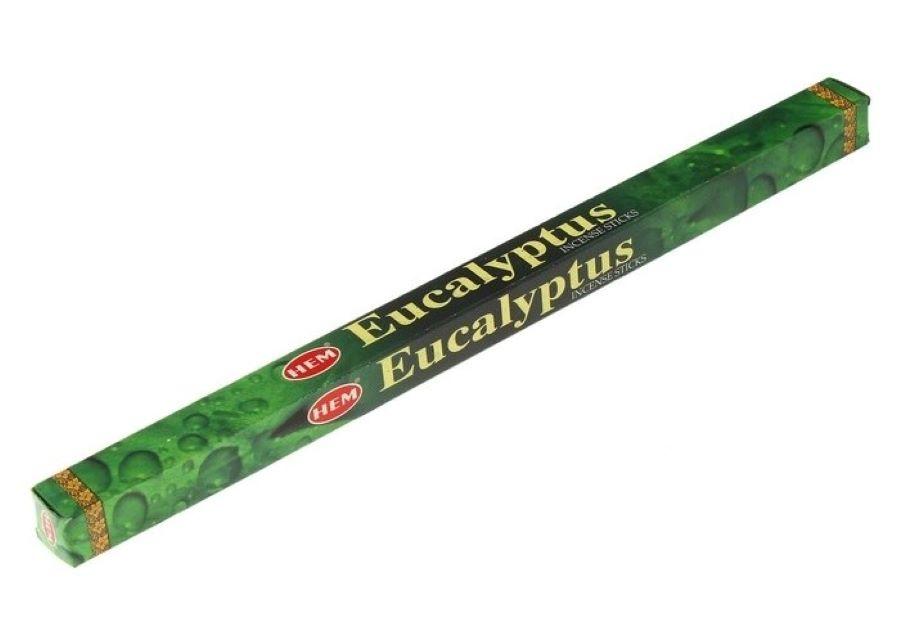 Благовония HEM Эвкалипт (Eucalyptus) аромапалочки, упаковка четырехгранник