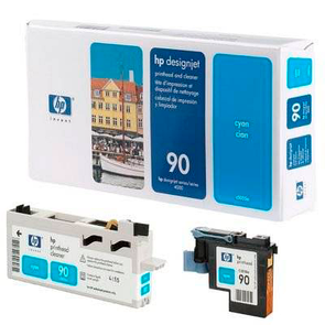 Печатающая головка HP №90 Cyan Printhead and Printhead Cleaner C5055A