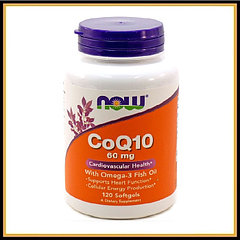 Now Foods CoQ10+Omega-3 (60 капсул)