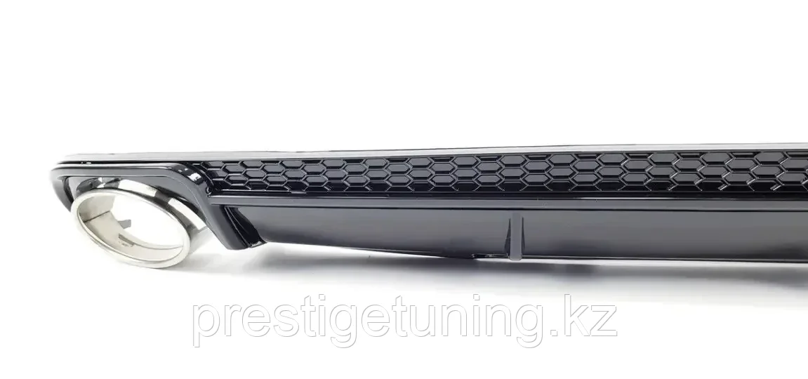 Диффузор заднего бампера на Audi A4 V (B9) 2015-20 стиль RS4 (Седан) - фото 3 - id-p100730651