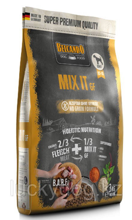 Belcando MIX IT GF 3 кг Беззерновой сухой корм для собак как добавка к мясу