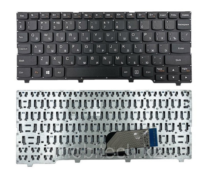 Клавиатуры Lenovo IdeaPad 100S-11iby 5CB0K38956, клавиатура c RU/EN раскладкой цвет черный, фото 1