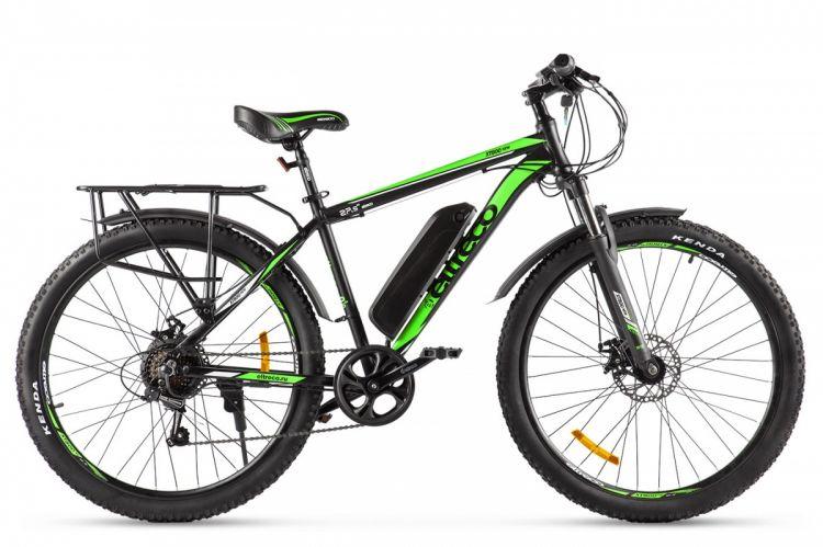 Велогибрид Eltreco XT 800 NEW (Черно-зеленый) - фото 1 - id-p74111483