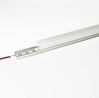 Алюминиевый профиль для подсветки в комплекте с рассеивателем (накладной HC-069B 20х27 2М)
