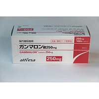 Гаммалон 250 мг (Gamalon, Daiichi-Sankyo), 100 табл, ноотроп, мозговое кровообращение, паралич, травма мозга