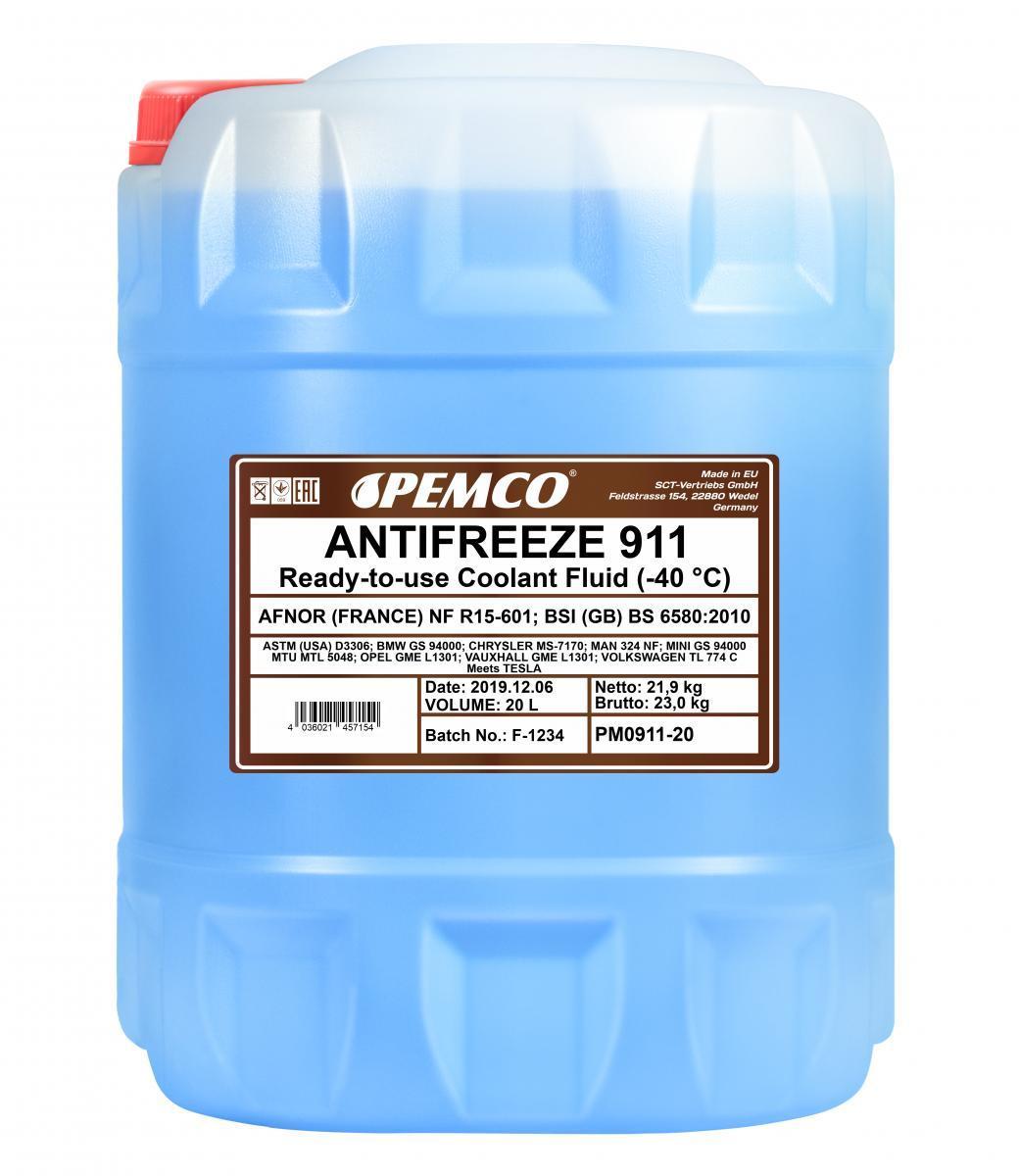 Антифриз PEMCO Truck Antifreeze 911. 208 литр