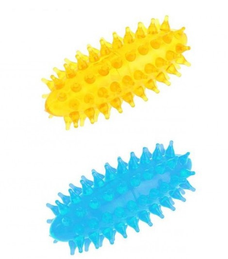 Массажер ЧУДО-ВАЛИК МИНИ желтый-синий (2 шт. в упаковке), фото 1